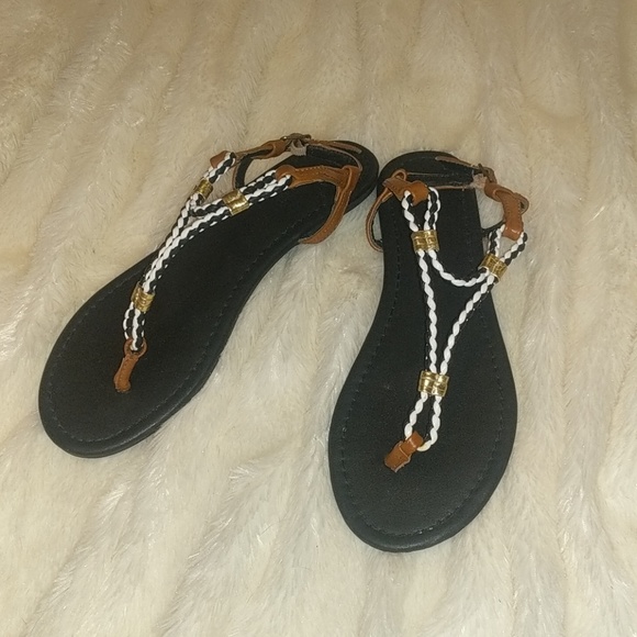 Forever 21 Shoes - Flat Strapy Thong Sandles